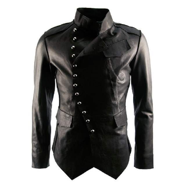 100-Pure-Lamb-Luxury-Black-Mens-Military-Leather-Biker-Jacket-1.jpg