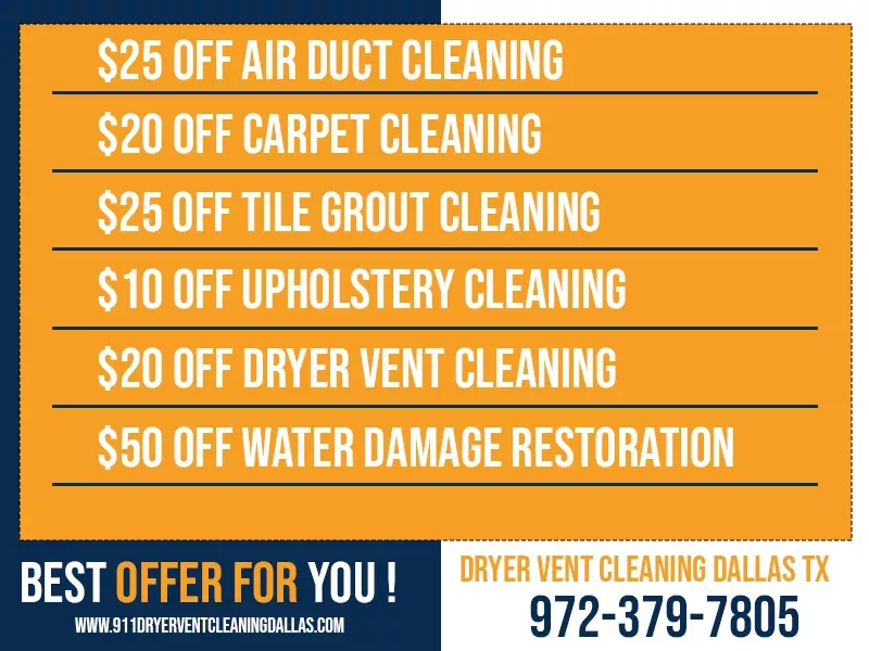 911 Dryer Vent Cleaning Dallas TX