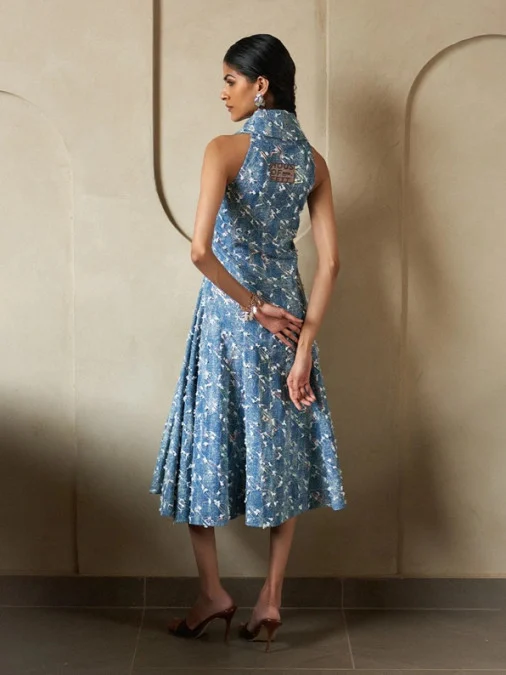 Denim Bliss Lapel Collar Dress1.jpg