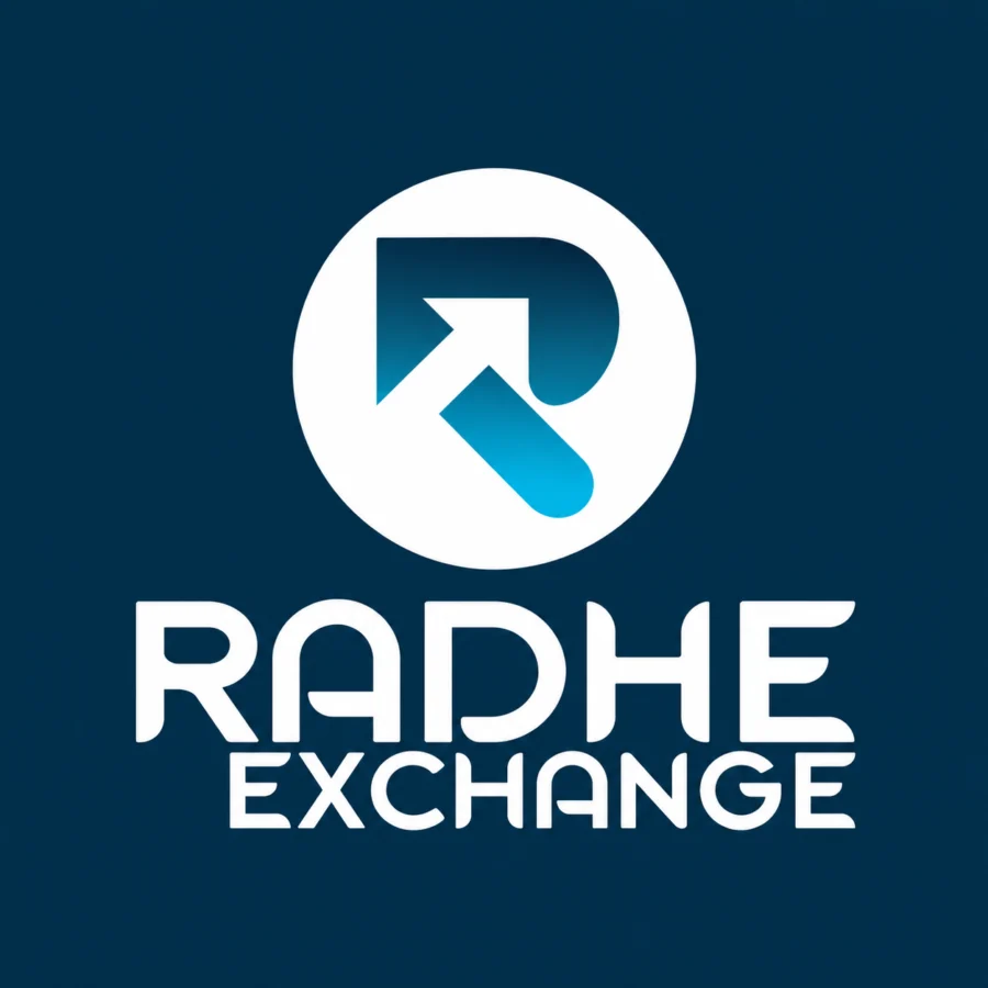 Radhe Exchange Logo Emblem.png